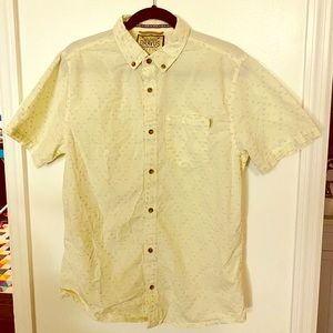 Dravus white patterned button down M